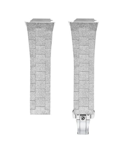 Paul Rich Star Dust I Frosted Silver Watchband 42 mm - Silver 22 mm