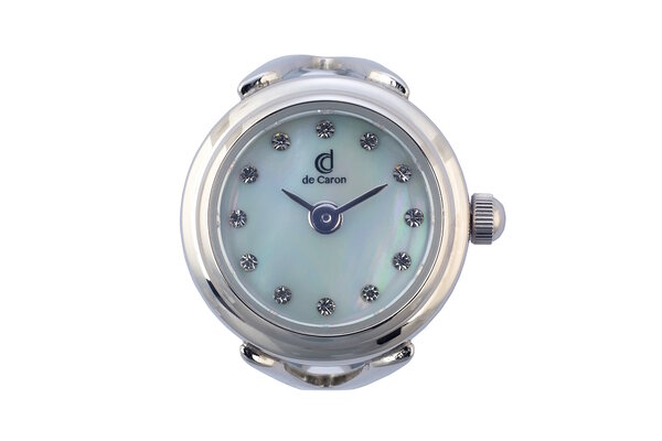 De Caron Ring Horloge Zilver 1753-S2
