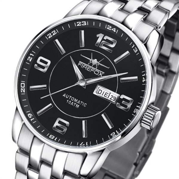 Firefox Automaat FFS500-102 Zwart Miyota 8205 Firefox Automaat FFS500-102 Zwart Miyota 8205