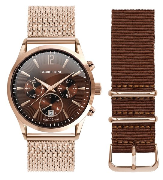 George Kini Classic GK.12.3.6R.22 Chronograaf George Kini Classic GK.12.3.6R.22 Chronograaf